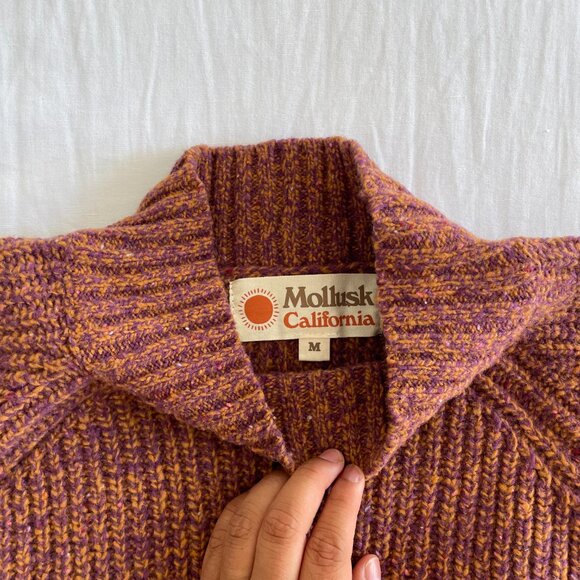 Mollusk California Mock Neck Sweater (sz M) - Picture 5 of 7